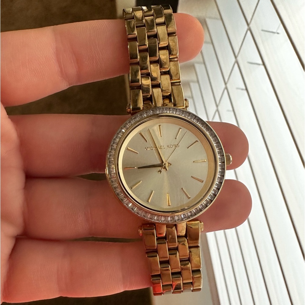 Gold MK Watch